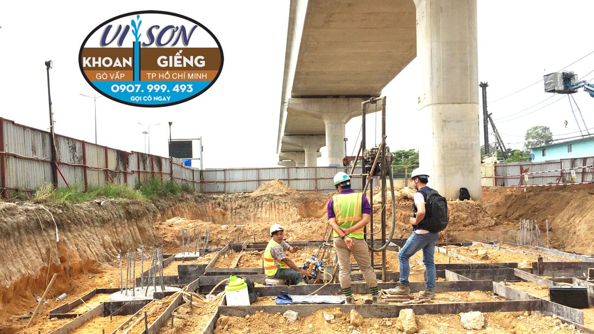 Khoan giếng Vi Sơn với công trình Metro Sài Gòn - Suối Tiên